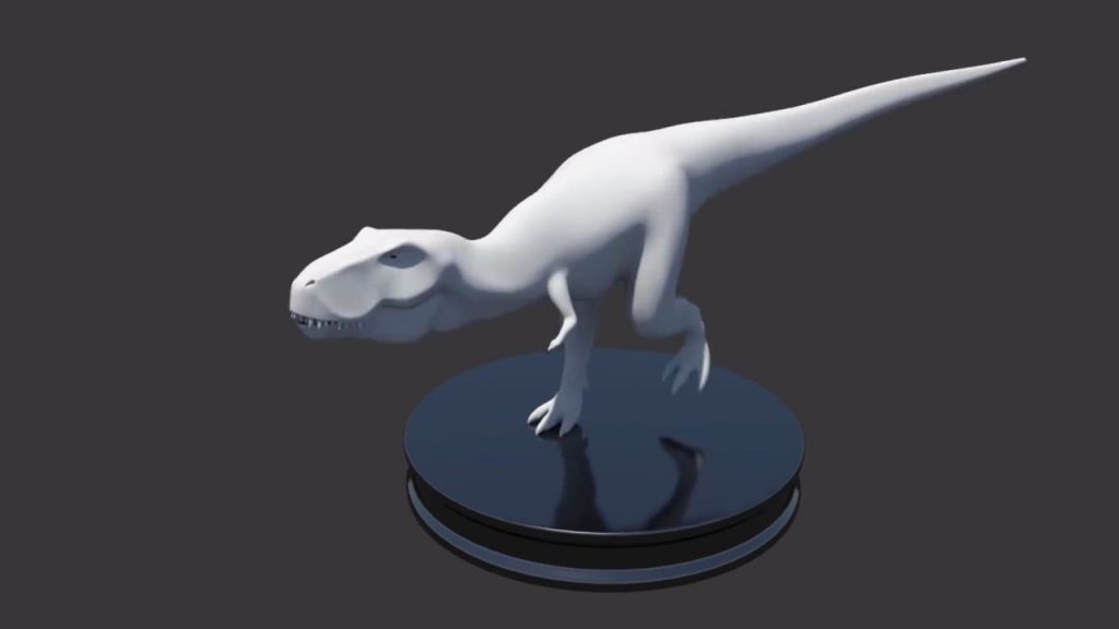 TRex Retopology & Animation